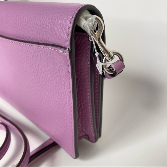 COACH HANDBAG ANNA LETTER FOLDOVER CROSSBODY CLUTCH BAG - Picture 8 of 14